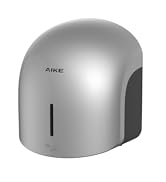AIKE GentleAir Warm Hand Dryer,Low Noise Perfect for Home Bathrooms，Silver Cover AC110V-130V,Mode...