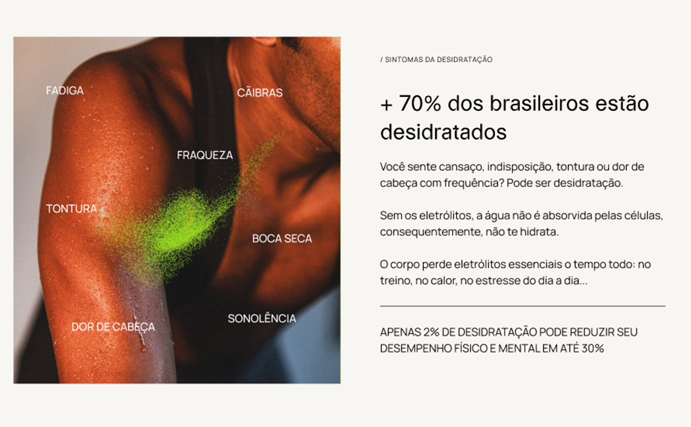 Brasileiros desidratados