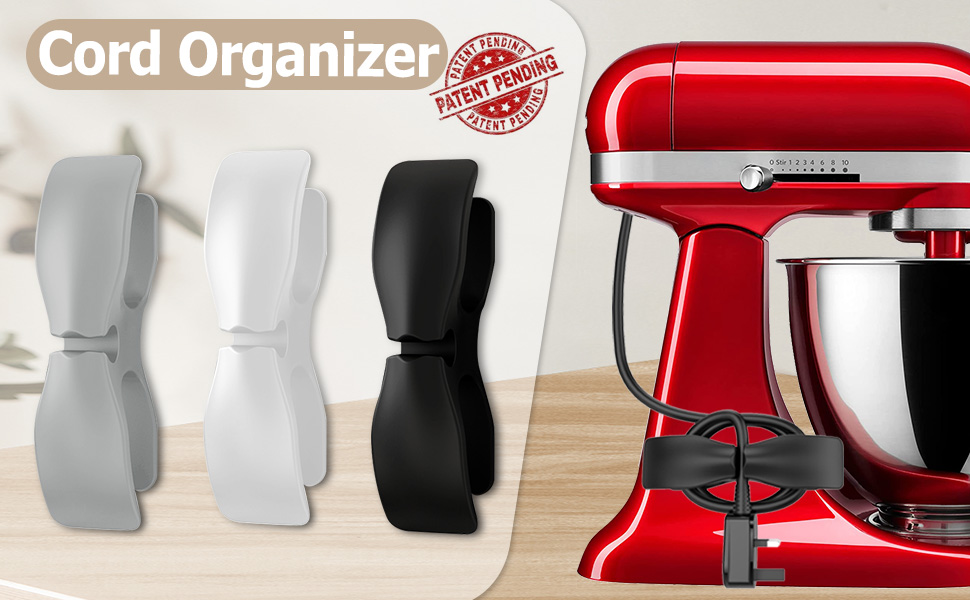 Nearockle Cord Organizer for Appliances, 5 Pack Upgraded Cord Holder