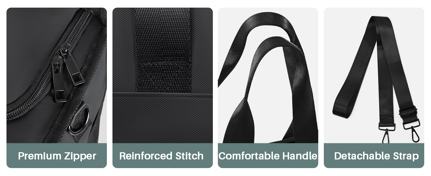 tote bag with compartments