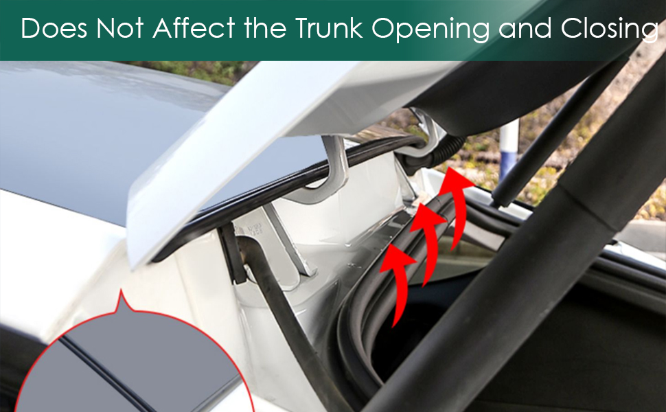 Sunroof Rubber Seal for Tesla Model 3 20172022, Noise Reduction Kit