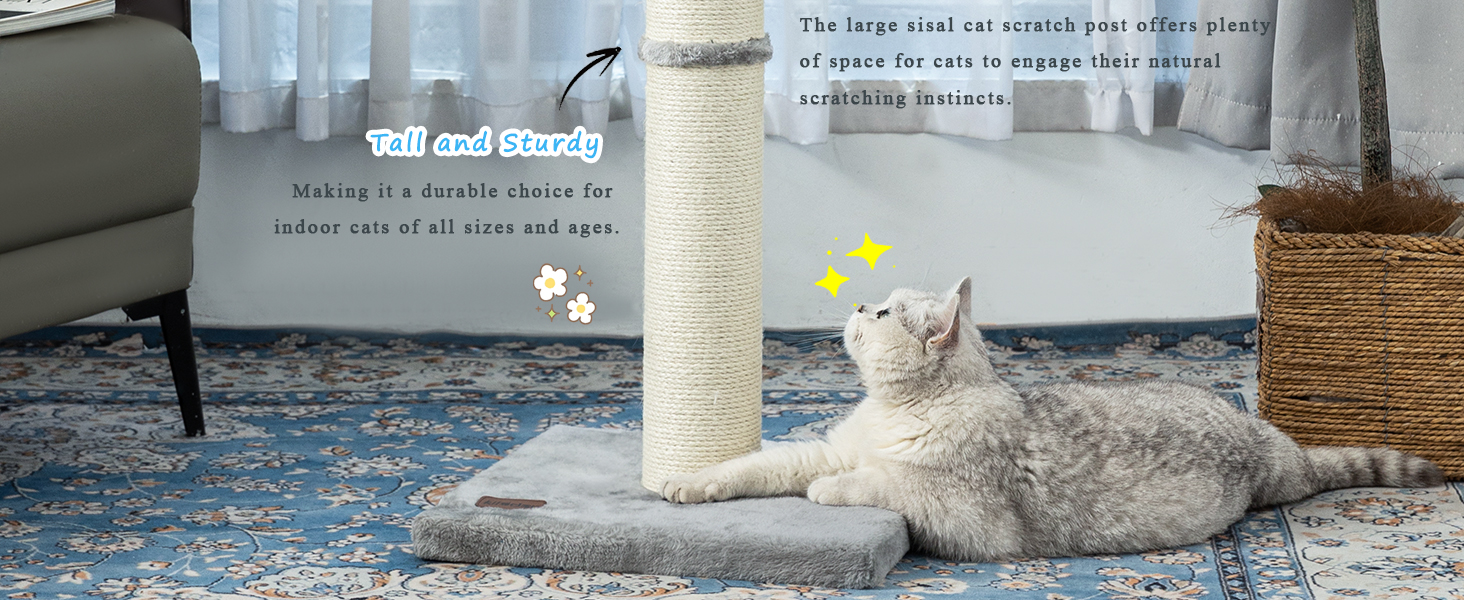 kilodor 34inch cat scratching post
