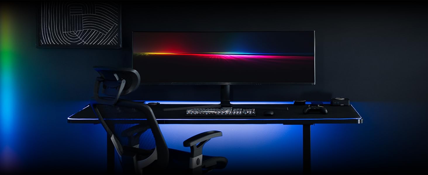 RGB DESK PAD LED DESK PAD FULL DESK PAD LIGHTED RGB FULL SIZE DESK PAD EXTRA LARGE LED MOUSE PAD