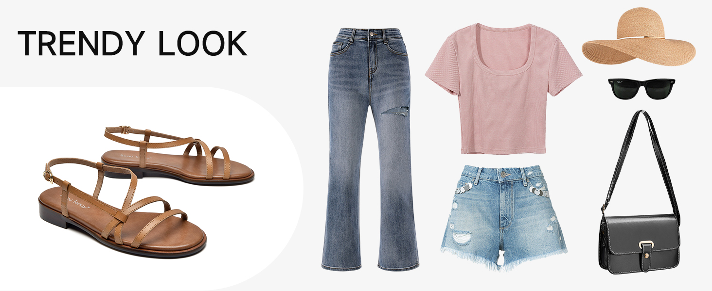 Casual Flat Sandals for Women