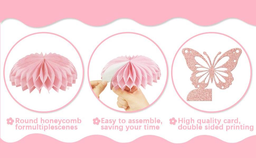 Butterfly Honeycomb Centerpieces