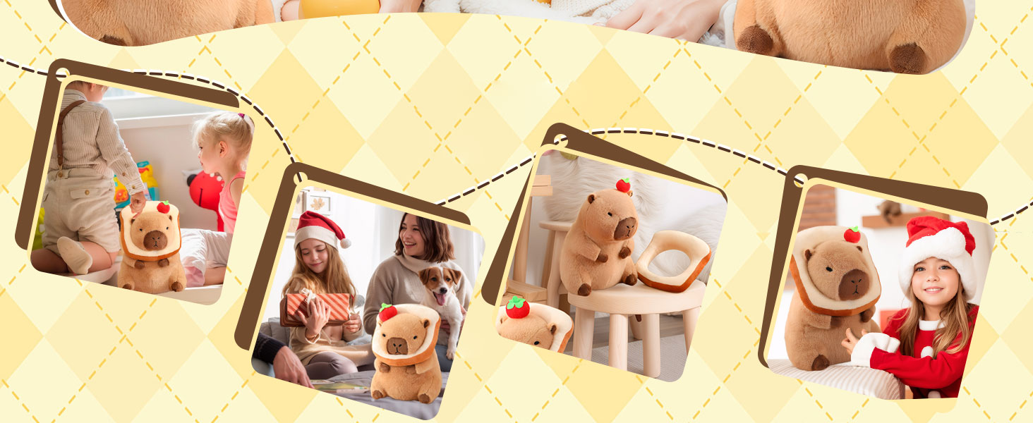 Cute Capybara Plush Pillow