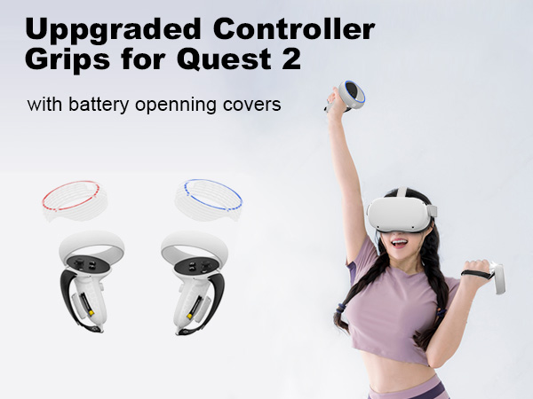 AMVR vr controller grips and halo protectors