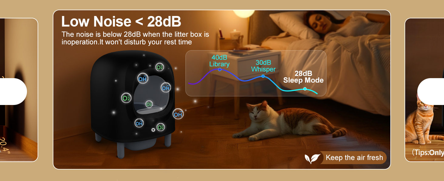 Sousia SelfCleaning Cat Litter Box 56L Extra Large