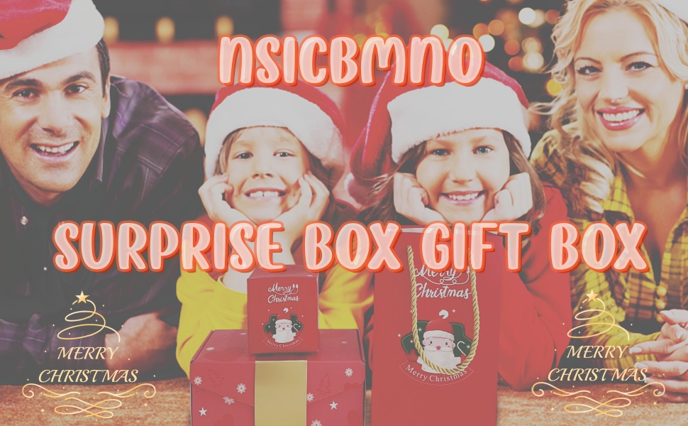 Gift Boxes Christmas Surprise Gift Box Exploding Merry
