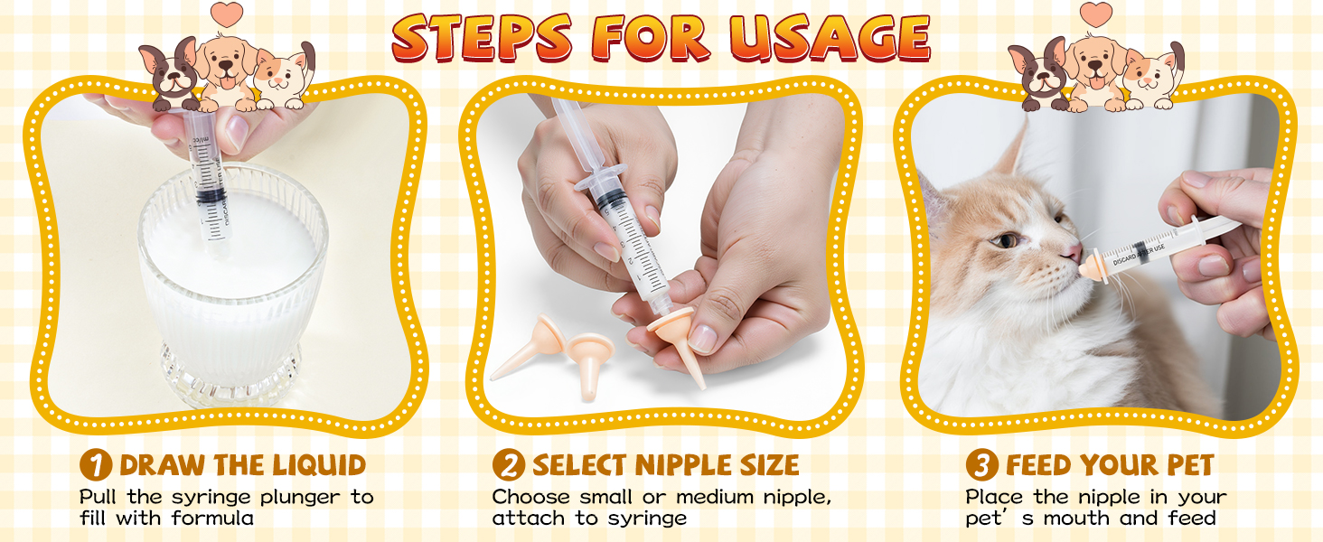 kitten syringe for feeding