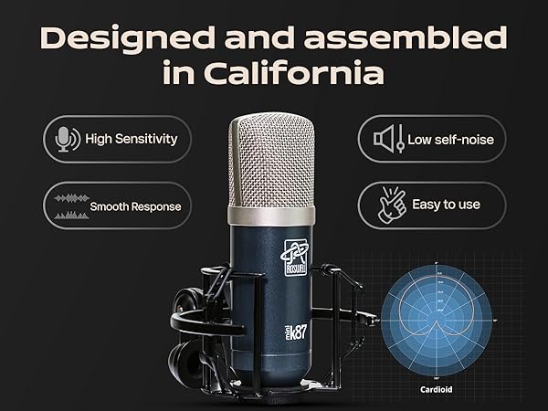 Amazon.com: Roswell Pro Audio Mini K87 34mm XLR Ultra Thin