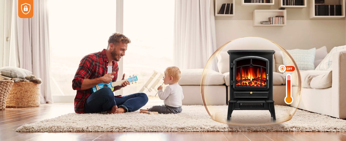 overheat protect fireplace