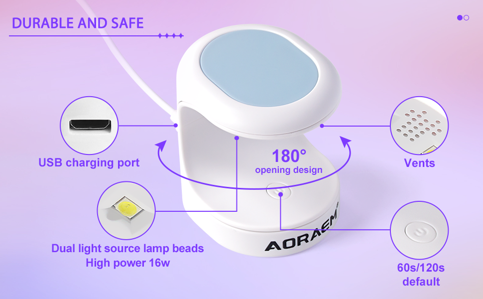 AORAEM Mini Nail Lamp