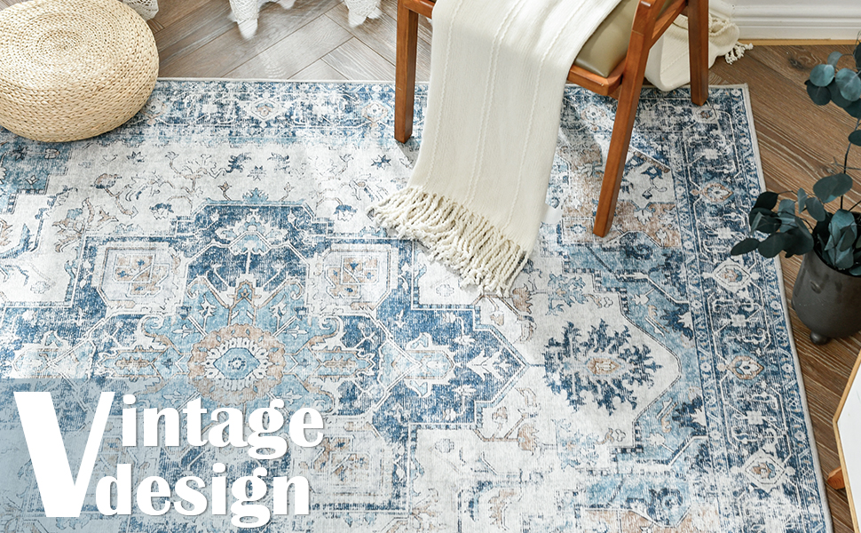 Vintage Rug Floral