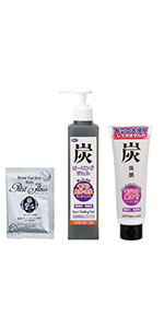 Amazon.co.jp: 旅美人 炭ピーリングジェル 炭洗顔クリーム 毛穴ケア