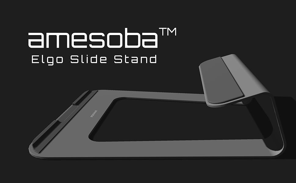 【色: シルバー】amesoba™ | Elgo Slide Stand for