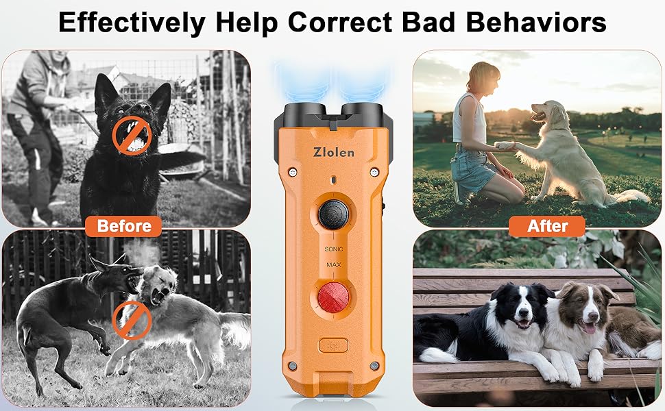 Zlolen Dog Barking Control Devices 2023 Enhanced 40FT