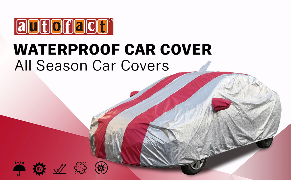 Autofact Waterproof Car Body Cover Compatible with Hyundai Alcazar