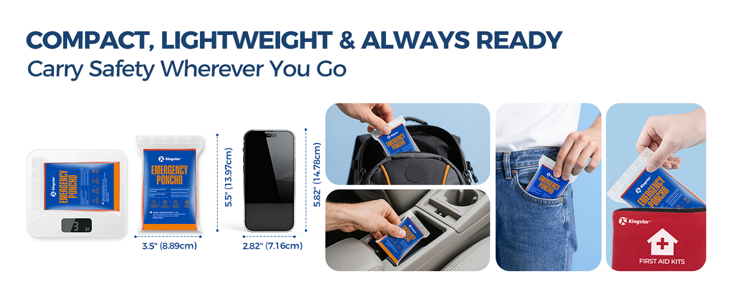 Thermal Reflective Poncho