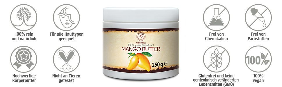  Mangokernöl / 100% Mangobutter