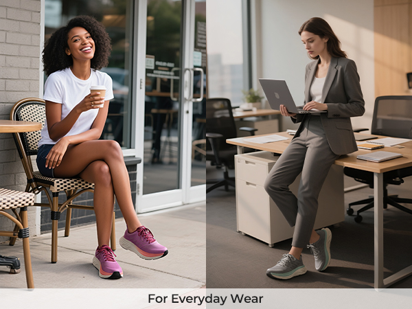 NORTIV 8 Womens Walking Shoes Cushion Running Tennis Shoes