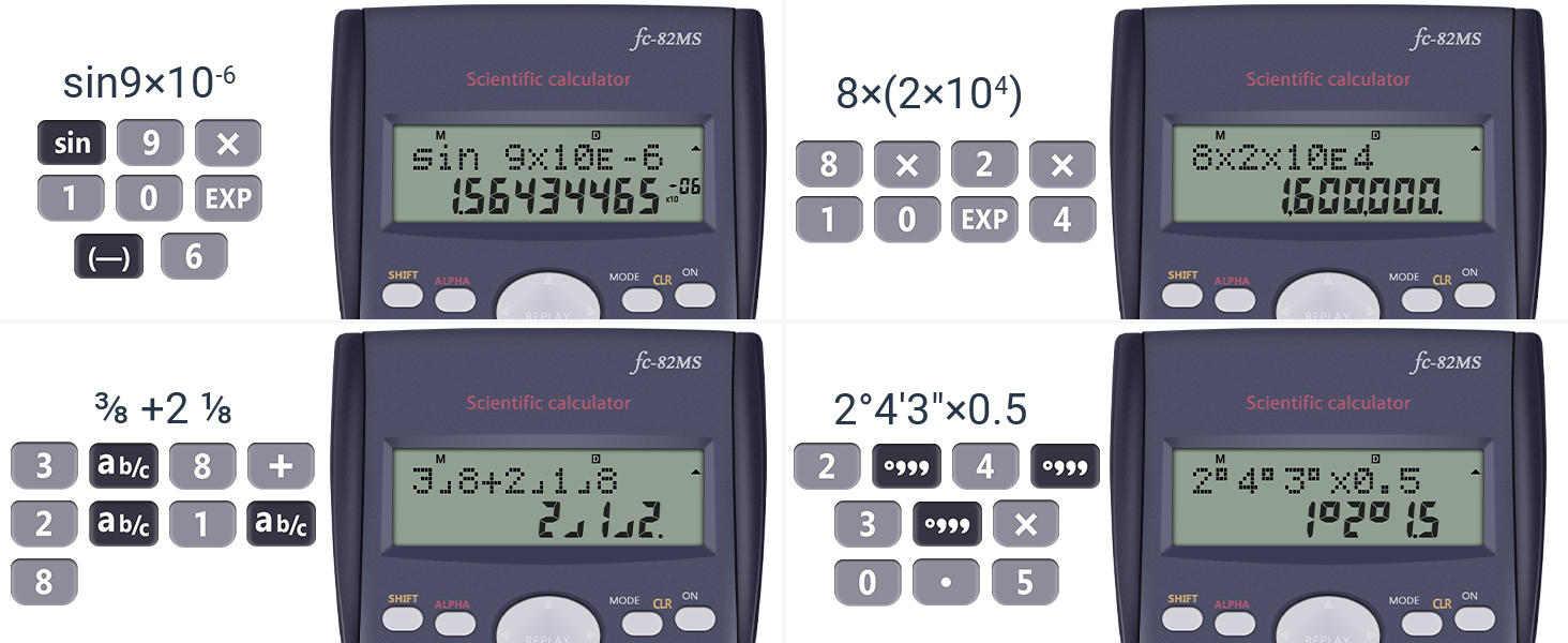 Wissenschaftlicher Taschenrechner Nicht Programmierbar Rechner Taschenrechner Schule + Bonus