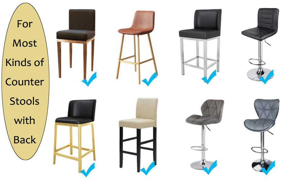 BTSKY Pack of 2 Stretchable Chair Cover Slipcover Washable Protector