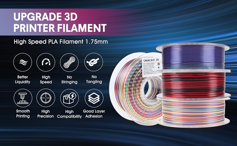 Silk PLA 3D Printer Filament