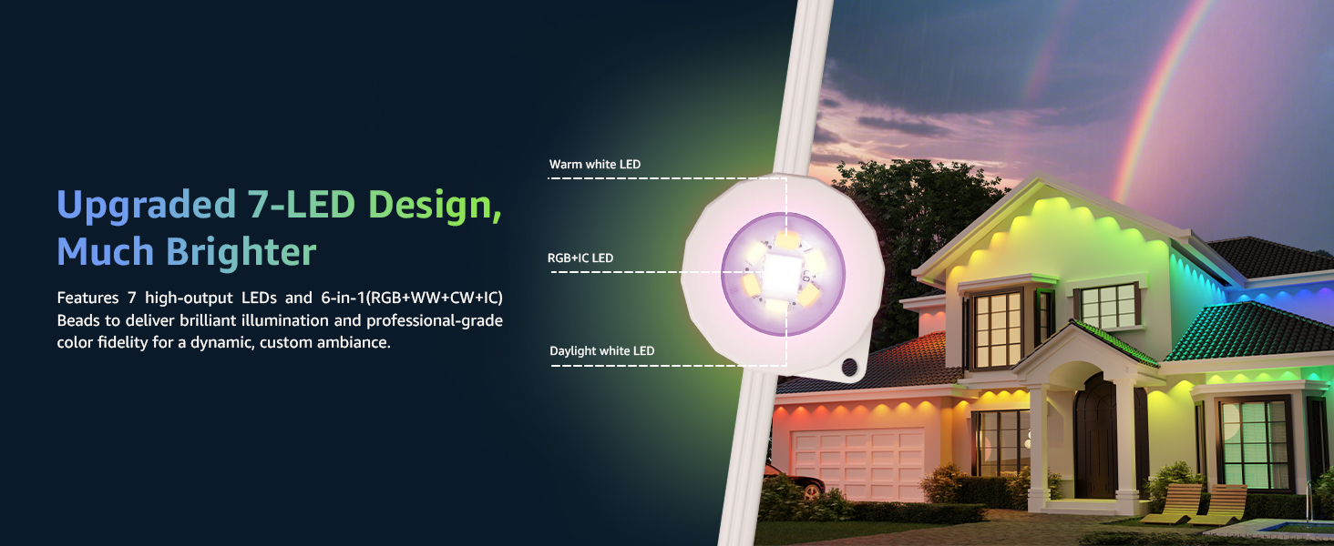 outdoor lights for house color changing