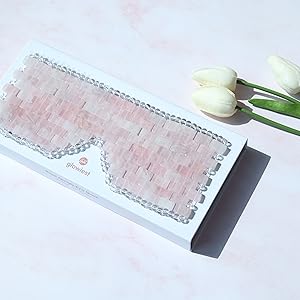 glowiest Rose Quartz Eye Mask