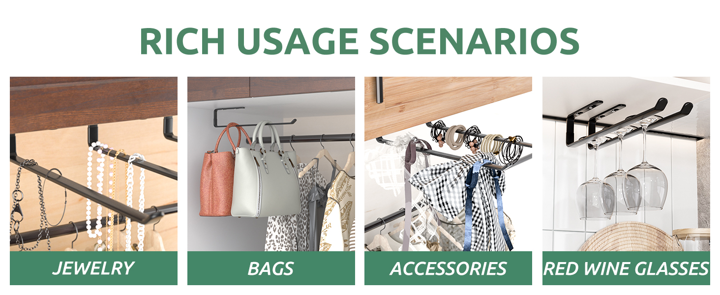 Amazer Mug Rack 2 Pack, Metal Sturdy Under Coffee