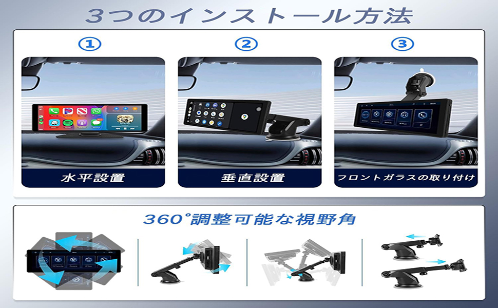 TECXERLLON 10.26インチ ディスプレイオーディオ 4フロントカメラ Amazon.com: TECXERLLON 10.26'' Wireless Carplay Screen for