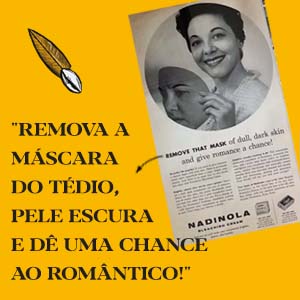 Anúncio racista em jornal antigo