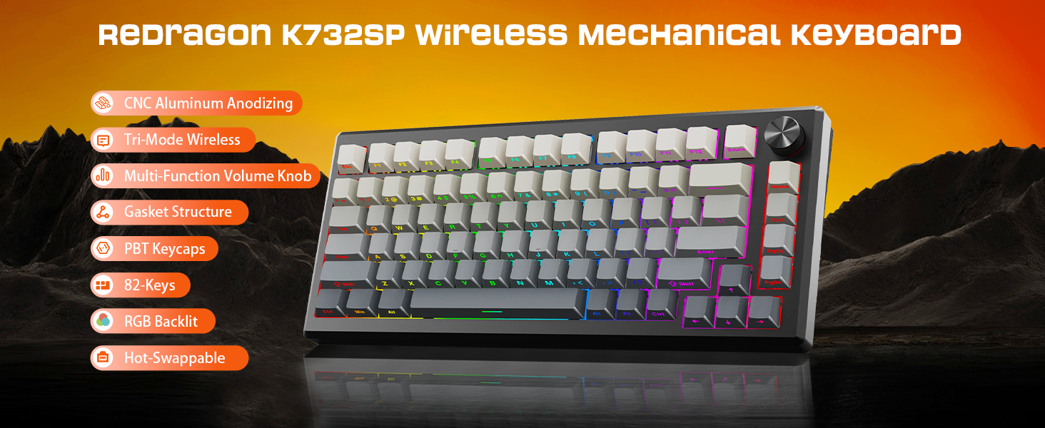 Wireless mechanical keyboard
