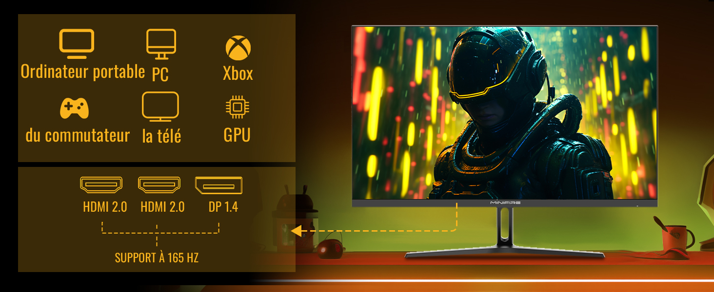moniteur de jeu 27 pouces 165 Hz