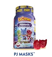L'il Critters PJ Masks Melatonin Gummy Supplements, 60 Gummies