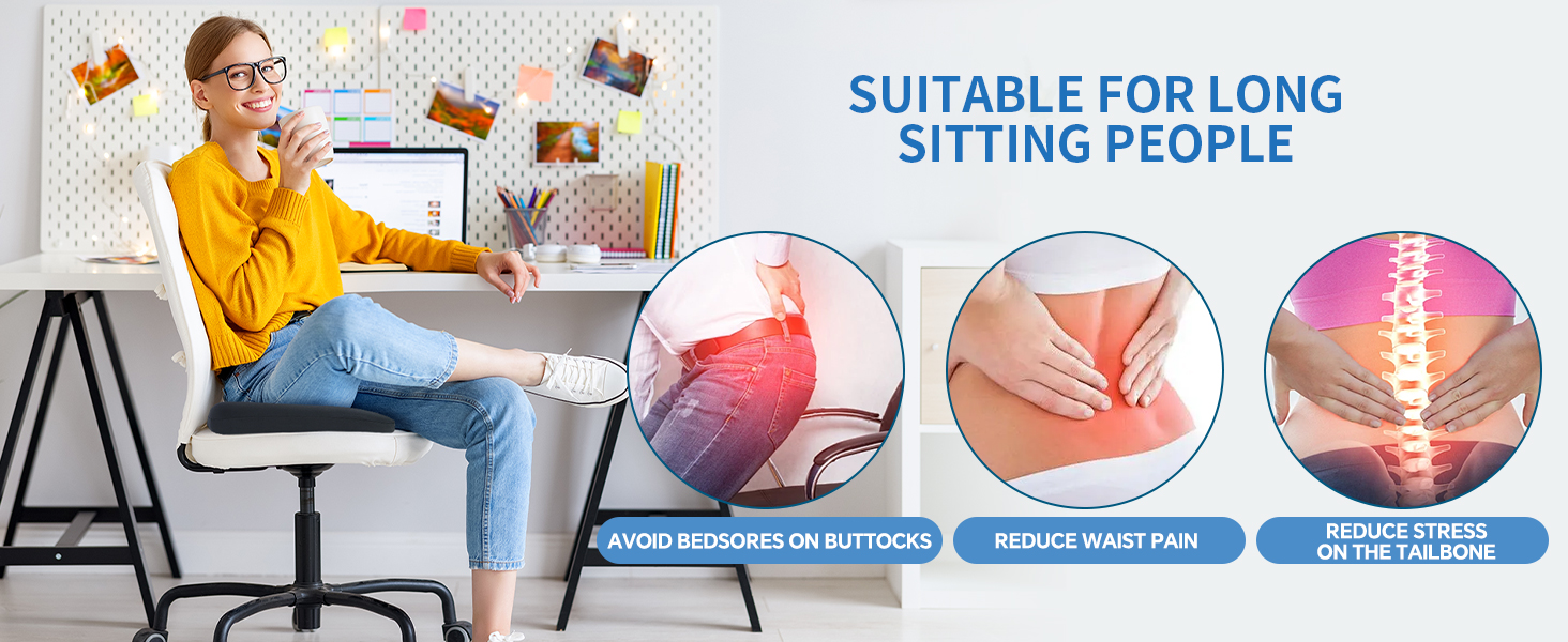 HOMBYS Memory Foam Pressure Relief Cushion for Butt Sore Relief during Sleeping and Sitting (Dark Grey)
| HOMBYS Memory 9cf248e3 Caaa 4d85 Adb4 3a961ae051d7. CR0,0,1464,600 PT0 SX1464 V1