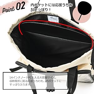 MEIKO 痛バ　リュック 痛バッグ 痛バ 痛リュック ショルダー 3WAY 透明 大容量 見せ