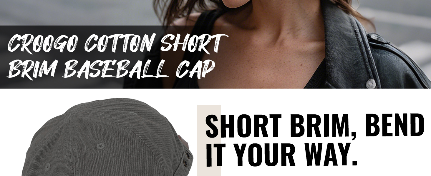 Croogo Short Brim Baseball Cap