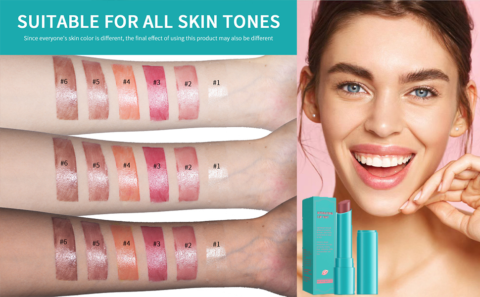 Details of Colored Lipstick Shades