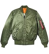 Amazon.com: Alpha Industries MA-1 Bomber Flight Jacket