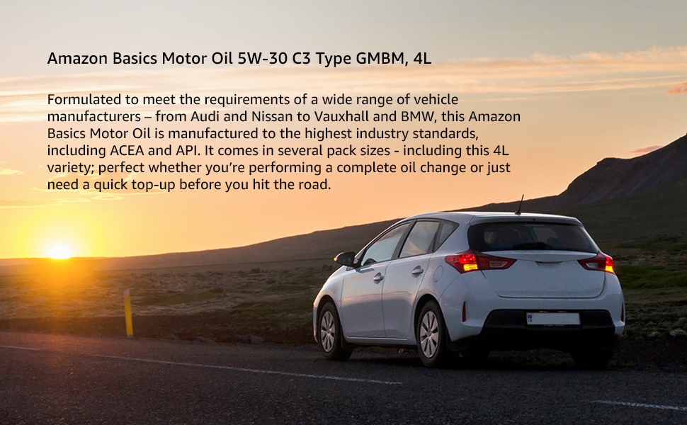 Amazon Basics Motor Engine Oil 5W30 TypGMBM, 4L Amazon.co.uk Automotive