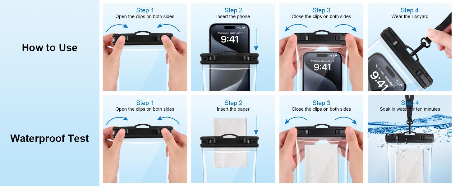 Waterproof Phone Bag waterproof phone pouch water proof phone pouch iphone waterproof phone case