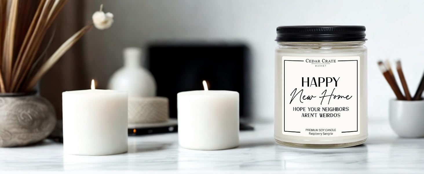 new home Candle gift for kitchen