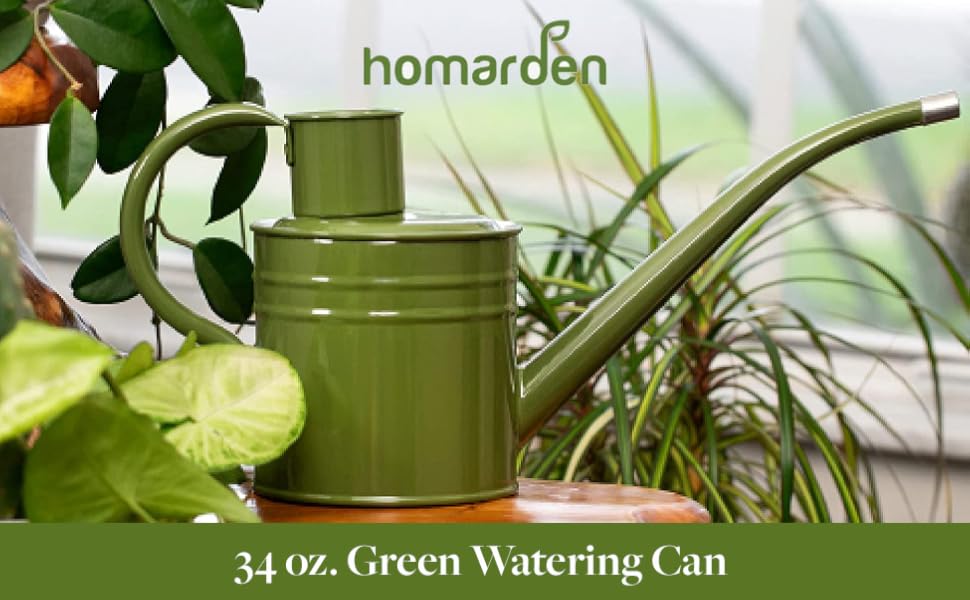 Metal Watering Can with Long Spout to Prevent Spillage Watering Can Plants and Watering 