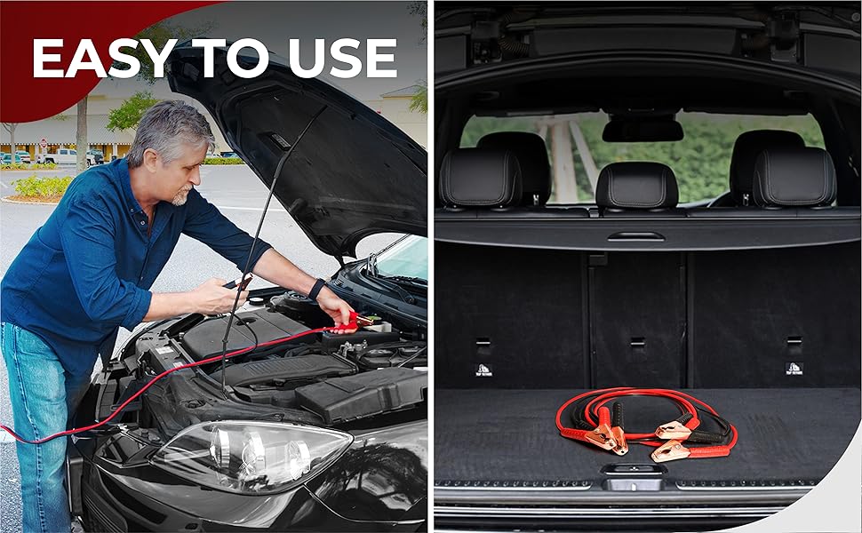 stl 600 Amp Heavy Duty Jump Leads 3 meter Ideal for Car, Vans, and