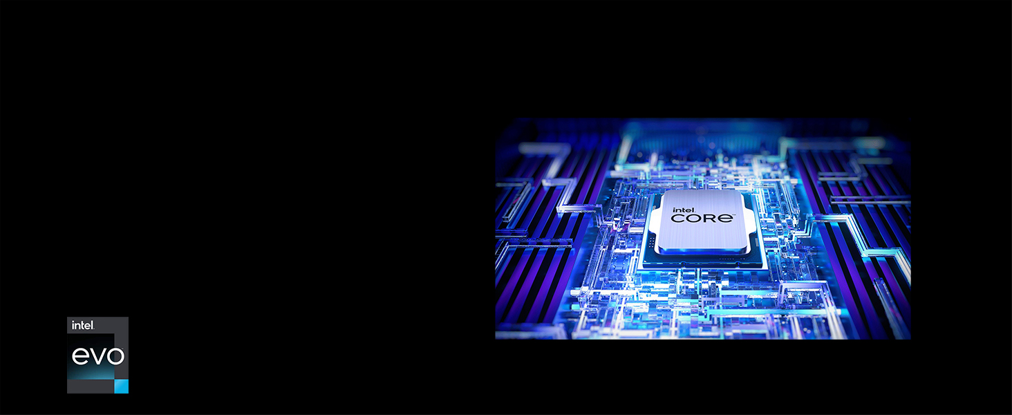 L'image montre la puce Intel Core