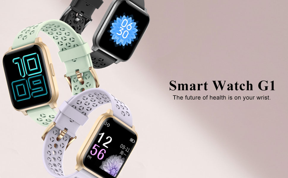 ASWEE Smart Watch for Women Men, Fitness Trackers with Blood Oxygen