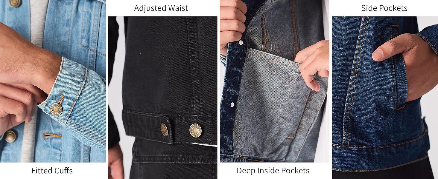 Features of Men Denim Jacket