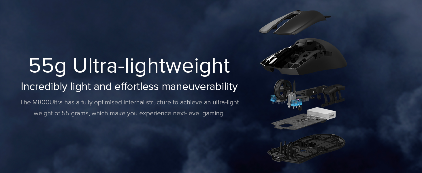 55g Ultra-lightweight 